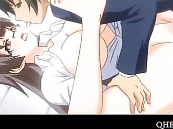 Hentai busty school doll slit drilled hard