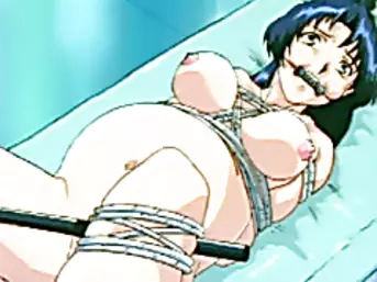 Bondage anime pregnant with gagging hard sex