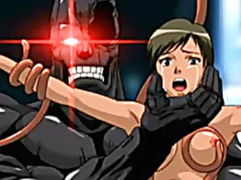 Anime caught and hard fucked by monster