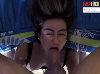 Upsidedown DEEP Face Fuck COMPILATION