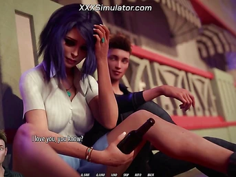 Sexy MILF & Teen Boy Gameplay Sex