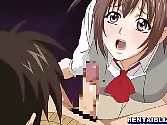 Hentai coed watching her friend hot deep fucked wetpussy