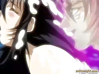Bondage hentai with bigtits brutally fucked by monster and cum all body