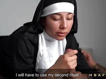 Naive Nun is Tricked by WhatsApp and Exorcises a Cock p1