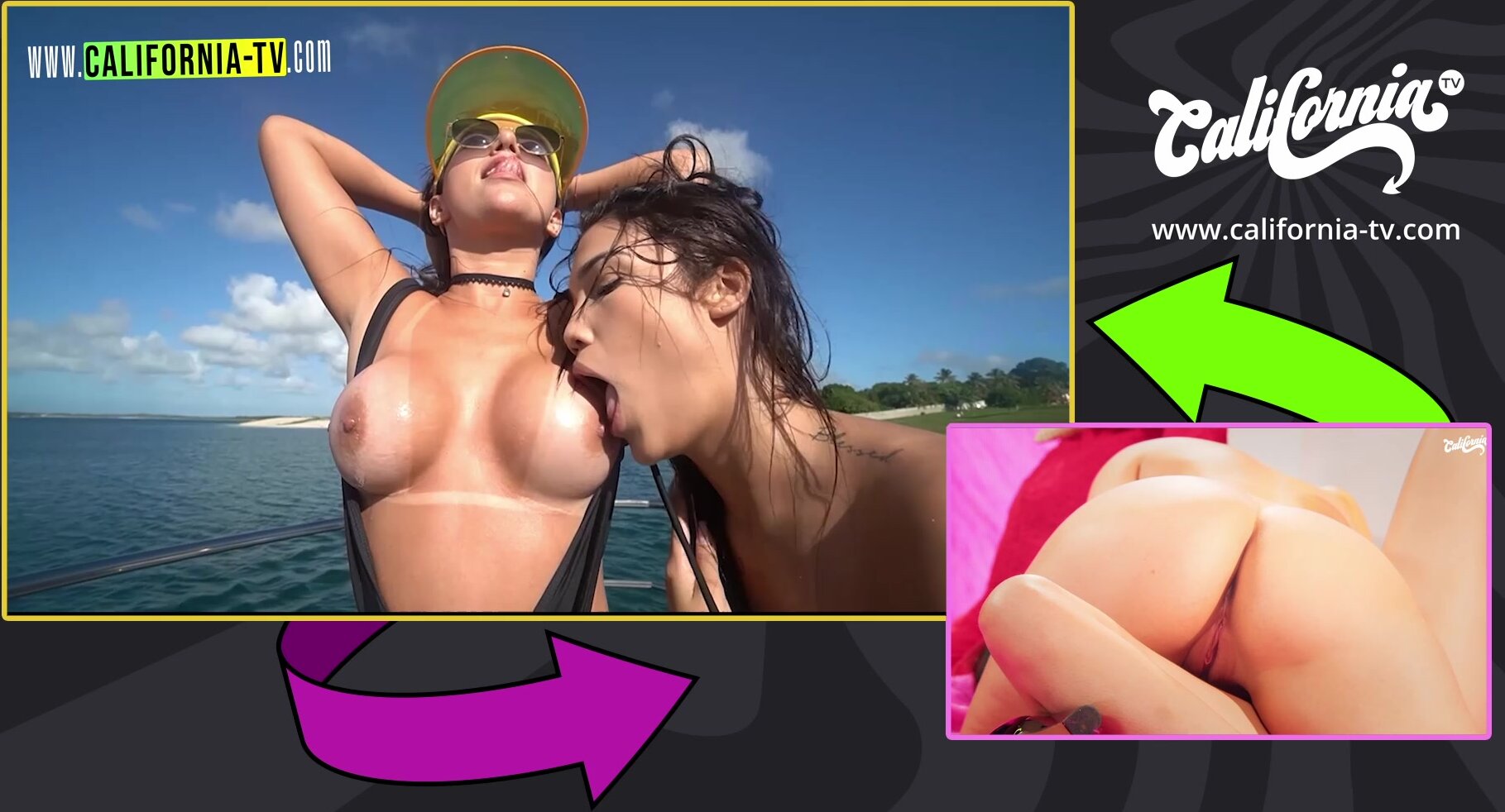 California Tv's two prettiest and naughtiest nymphets, Porpetane and N...