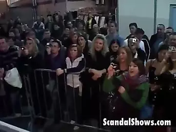 Sexy musculed guys seduce their fans