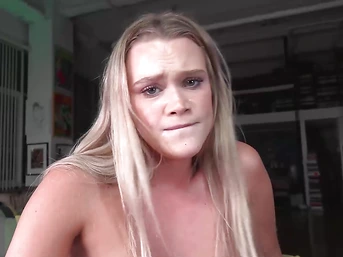 Chloe Rose Uses Her Tight Throat To Worship Huge Dick