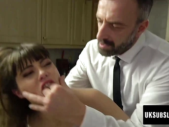 UKSubSluts.com - Luna Rival's hairy holes rough ravaging crave