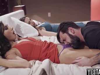 Pervert mature husband fuck gorgeous hooker in front of sick wife