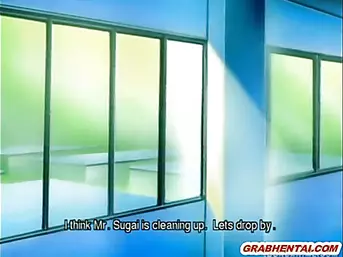 Hentai coeds sucking dick and threesome fucking