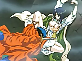 Bondage hentai gets licked and fucked wetpussy in the dungeon