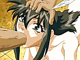 Hentai girls sucking and fucking monster cock