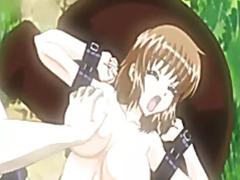 Captive hentai with bigboobs fingering and fucking wetpussy